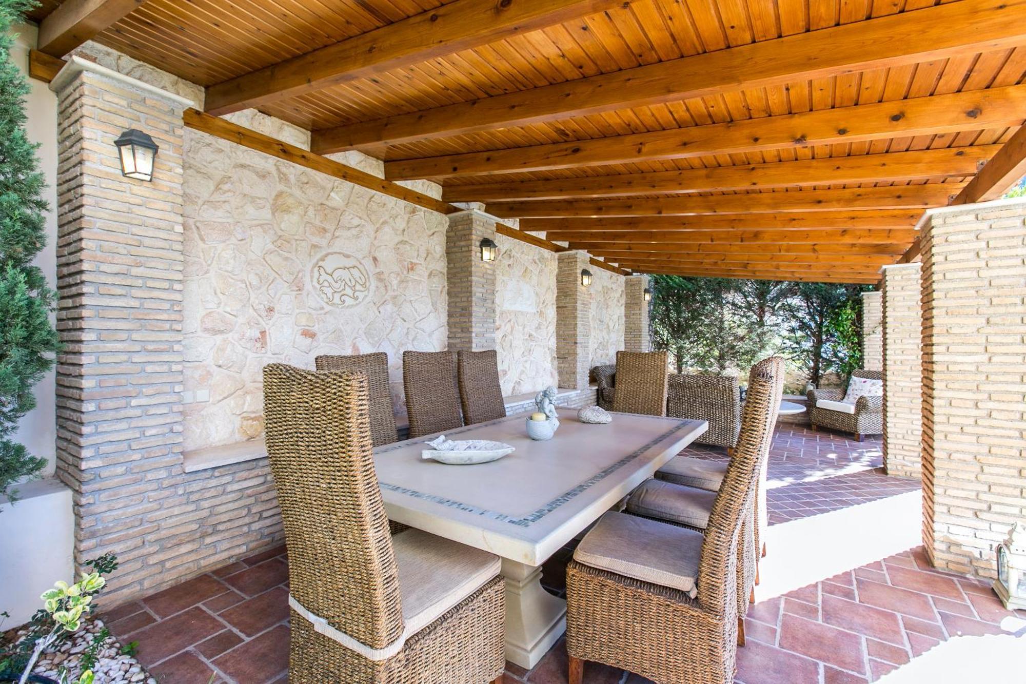 Villa Melia Sounion Exterior foto